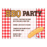 Invitation de partie de barbecue de BBQ avec la sa
