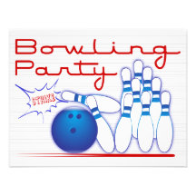 Invitation de partie de bowling