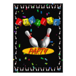 Invitation de partie de bowling