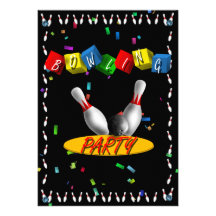Invitation de partie de bowling
