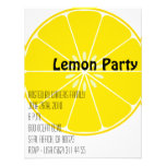 Invitation de partie de citron