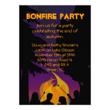 Invitation de partie de feu