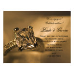 Invitation de partie de fiançailles de princesse D