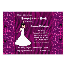 Invitation de partie de girafe et de zèbre de rose