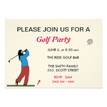 Invitation de partie de golf