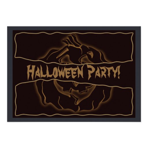 Invitation de partie de Halloween