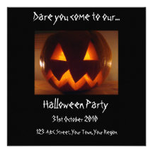 Invitation de partie de Halloween