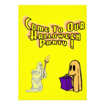 Invitation de partie de Halloween
