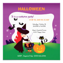 Invitation de partie de Halloween