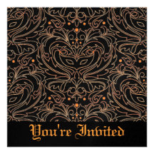 Invitation de partie de Halloween de masque de mas