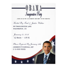 Invitation de partie de l'inauguration 2013 d'Obam
