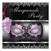 Invitation de partie de mascarade
