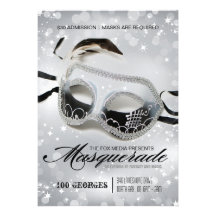 Invitation de partie de mascarade