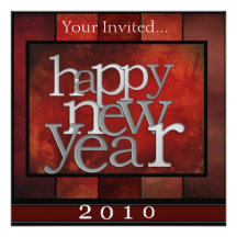 Invitation de partie de nouvelle année
