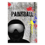 Invitation de partie de Paintball (conception 2)