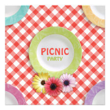 Invitation de partie de pique-nique