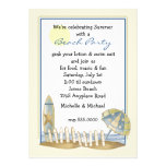 Invitation de partie de plage