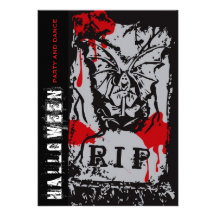 invitation de partie de R.I.P. Death Halloween de 