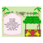 Invitation de partie de Tiki Luau