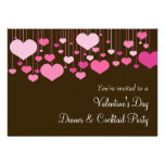 Invitation de partie de Valentine de sentiments pr