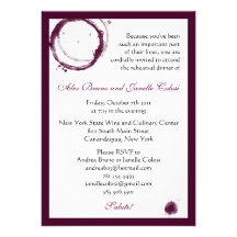 Invitation de partie de vin