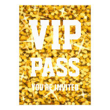 Invitation de "PASSAGE de VIP" de "or" de tape-à-l