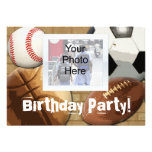 Invitation de photo, anniversaire faits sur comman
