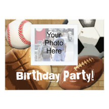 Invitation de photo, anniversaire faits sur comman