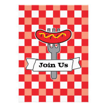 Invitation de pique-nique de BBQ