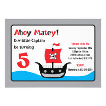 Invitation de pirate