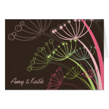 Invitation de pissenlits/carte douces de faire-par