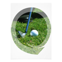 Invitation de putt de golf
