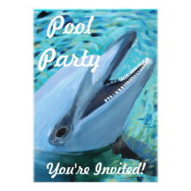 Invitation de réception au bord de la piscine