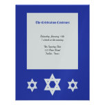 Invitation de réception de Mitzvah de barre - méta
