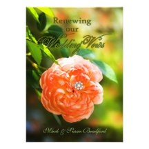 Invitation de renouvellement de mariage - la pêche