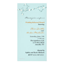 Invitation de répétition de vignes de mariage photocarte