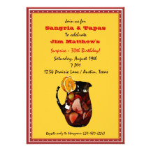 Invitation de sangria