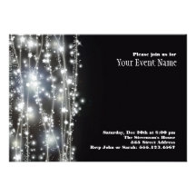 Invitation de scintillement d'étoiles