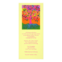 Invitation de service de matin (rectangle mince)