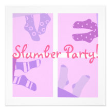 Invitation de soirée pyjamas