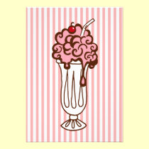 Invitation de soude de crème glacée invitations