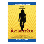 Invitation de star de cinéma de bat mitzvah