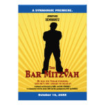 Invitation de star de cinéma de Mitzvah de barre