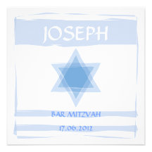 Invitation de talit de Mitzvah de barre - personna