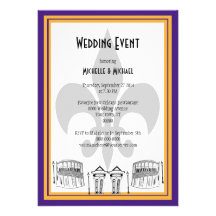 Invitation d'événement de mariage de la Nouvelle-O