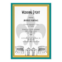 Invitation d'événement de mariage de la Nouvelle-O