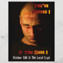 Invitation d'événement de zombi prospectus