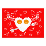 Invitation drôle de coutume de coeur de Saint-Vale