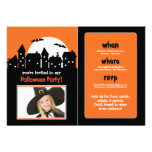 Invitation éffrayant de partie de Halloween de lun