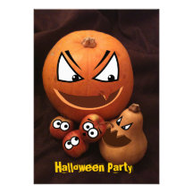 Invitation effrayante de partie de Halloween de ci